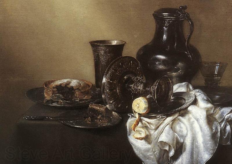 HEDA, Willem Claesz. Still-life stj7 Spain oil painting art